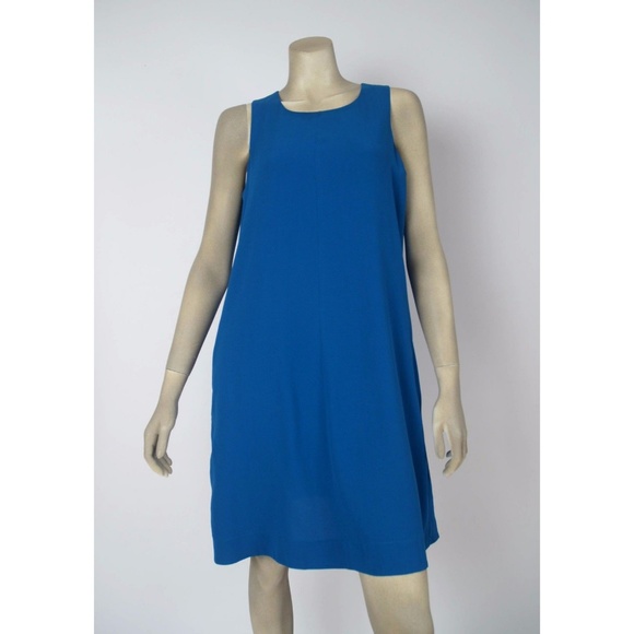 eileen fisher silk shift dress